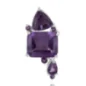 Сребърна Висулка "Романтика" с Естествен Аметист 5,82 ct.