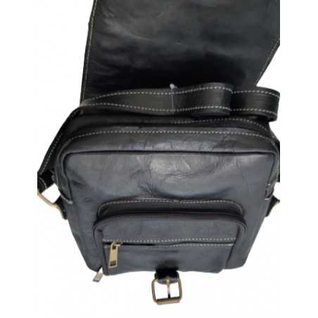 Men's shoulder bag genuine leather