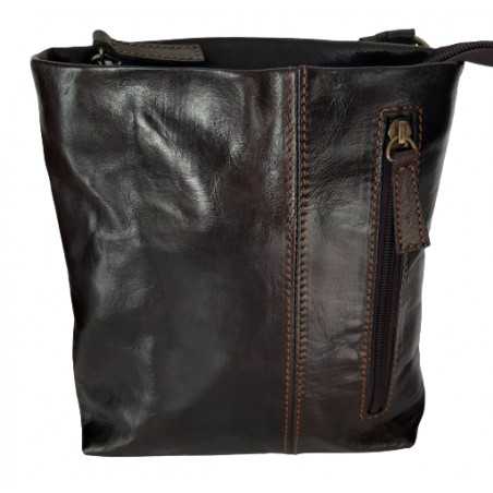 Men's shoulder bag genuine leather