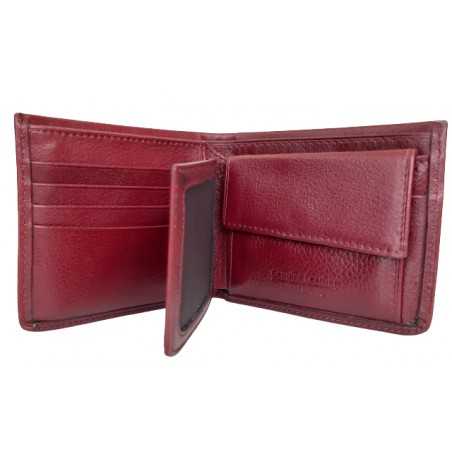 Men's wallet genuine leather in two parts