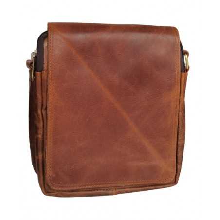 Men's Brown Leather Bag