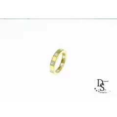 Луксозен пръстен жълто сребро MOLLERATO с кубични бели цирконий. PS0004 NEW -2021