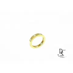 Луксозен пръстен жълто сребро MOLLERATO с кубични бели цирконий