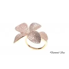 Луксозен пръстен от розово сребро с фини кристали Swarovski® PS0026 NEW
