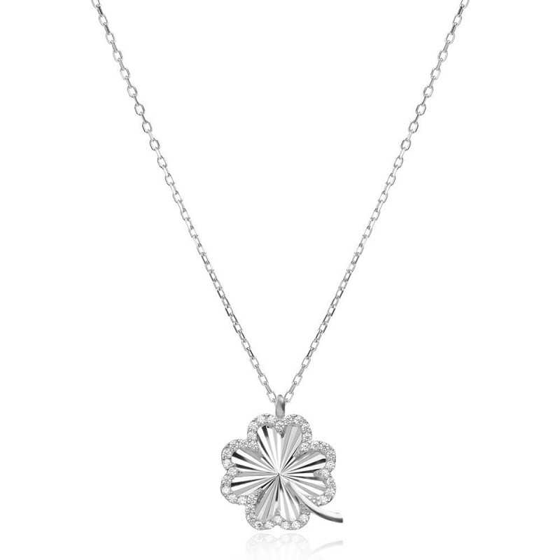Сребърно колие Shining Clover Сребърно колие Shining Clover