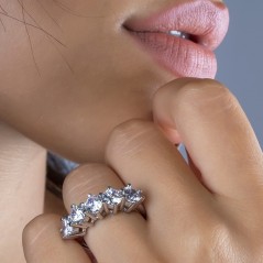 Сребърен пръстен Elegance