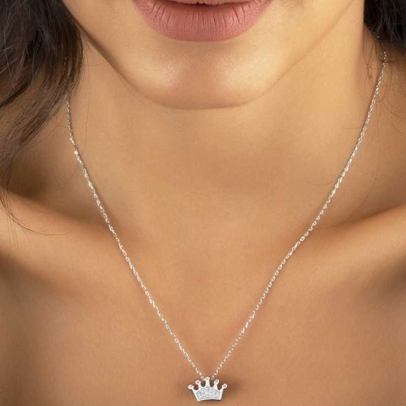 Сребърно колие Crown Сребърно колие Crown