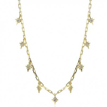 Сребърно колие Shining Star