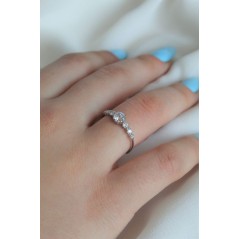 Сребърен пръстен "Ореол"