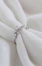 Сребърен пръстен “Листенца”