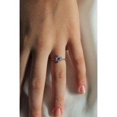 Сребърен пръстен “Цветенце”