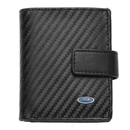 Мъжки вертикален портфейл SILVER FLAME с лого на Ford