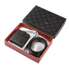Комплект от портфейл и колан SILVER FLAME - 110 см
