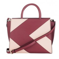 Елегантна чанта в бордо и розово - CERRUTI