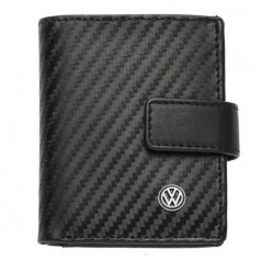 Мъжки вертикален портфейл SILVER FLAME с лого на Volkswagen
