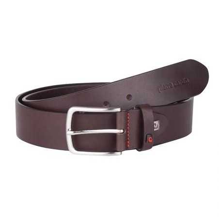 Мъжки тъмно кафяв колан Pierre Cardin - 120 см