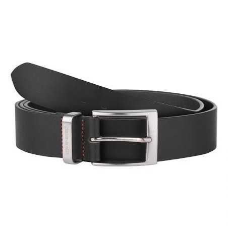 Мъжки черен колан Pierre Cardin - 110 см