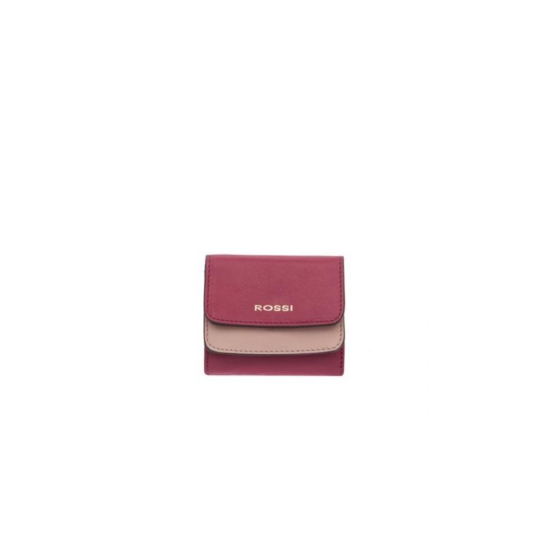 Дамско портмоне цвят Малина и перлено розово - ROSSI