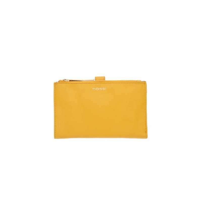 Дамско портмоне цвят Жълто - ROSSI
