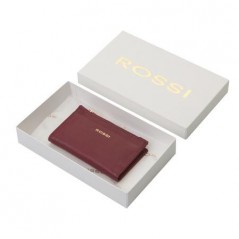 Дамско портмоне цвят Винено червено - ROSSI