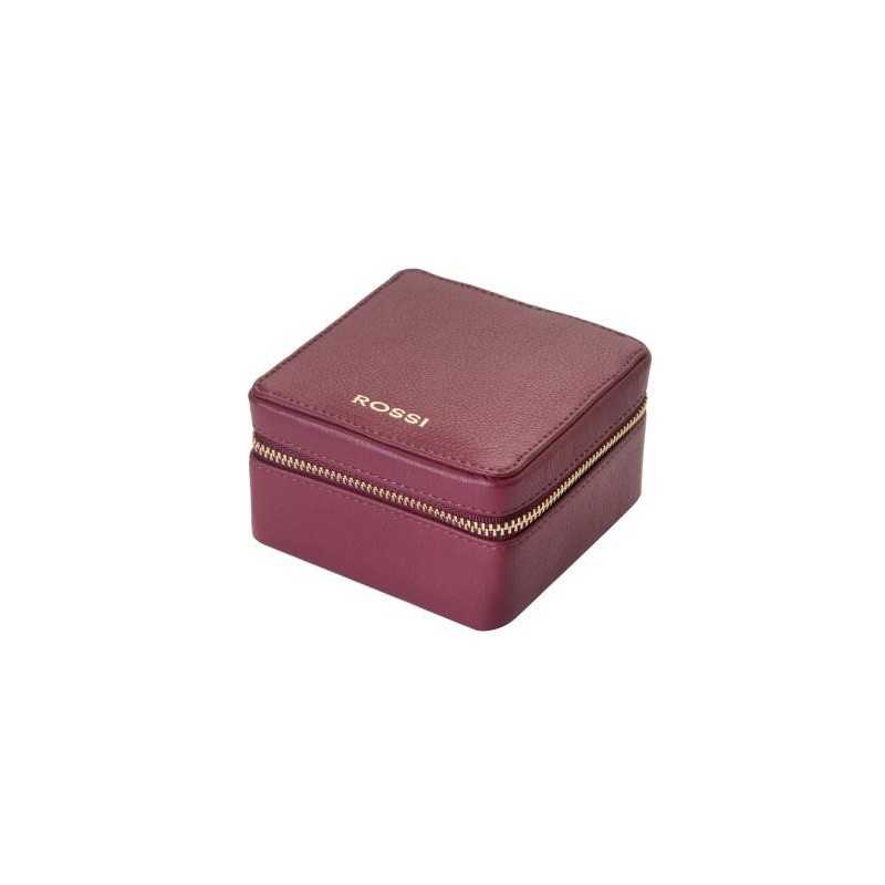 Кутия за бижута цвят Винено червено - ROSSI