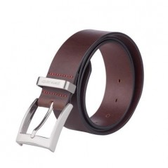Мъжки тъмно кафяв колан Pierre Cardin - 110 см