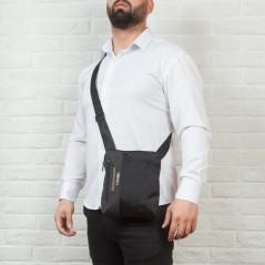 Мъжка чанта с изчистен дизайн от еко кожа - PIERRE CARDIN