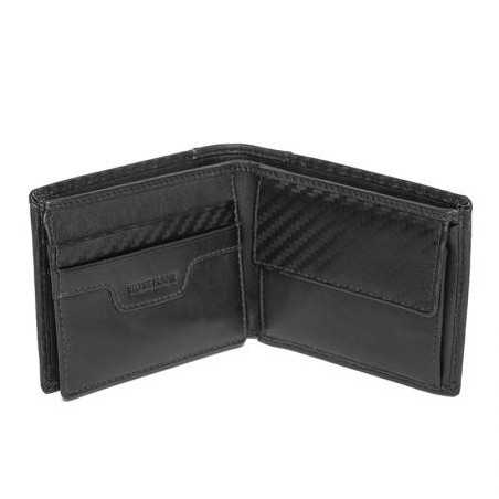 Мъжки портфейл SILVER FLAME - колекция Карбон