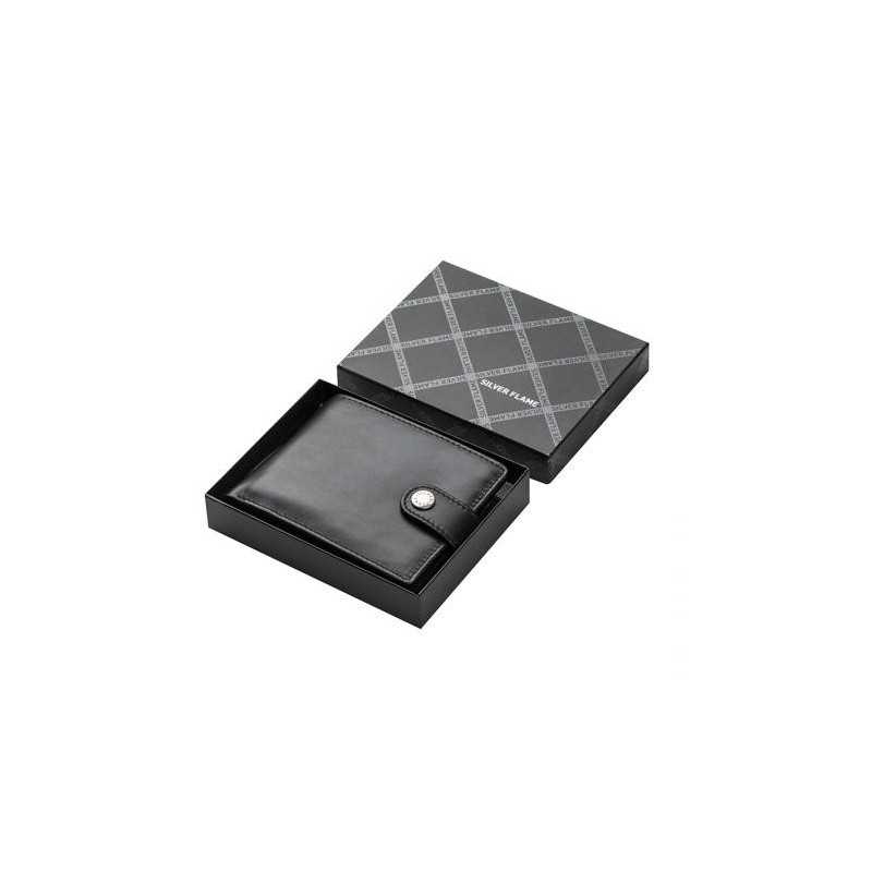 Мъжки портфейл SILVER FLAME - колекция Button Мъжки портфейл SILVER FLAME - колекция Button