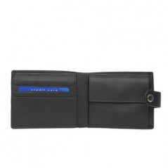 Мъжки портфейл в кафяво SILVER FLAME - колекция Button
