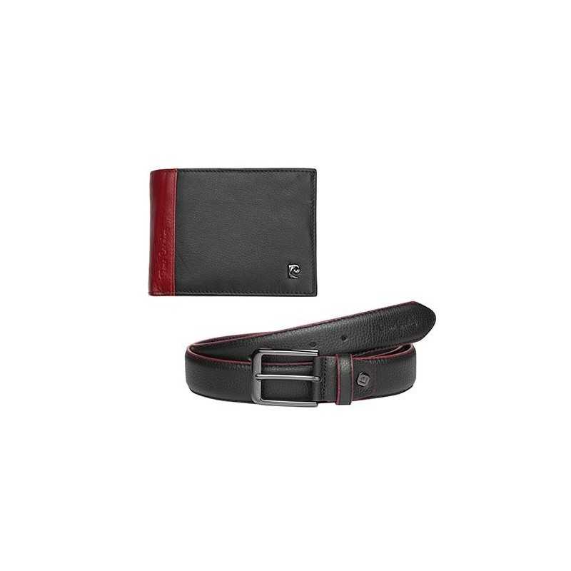 Стилен комплект от портфейл и колан - PIERRE CARDIN - 125 см Стилен комплект от портфейл и колан - PIERRE CARDIN - 125 см