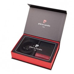 Стилен комплект от портфейл и колан - PIERRE CARDIN - 125 см