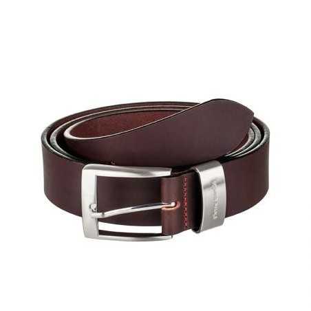 Колан тъмно кафяв естествена кожа 100см. PIERRE CARDIN