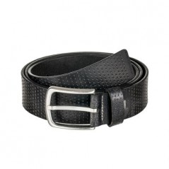 Колан черен с перфорация 110см. PIERRE CARDIN