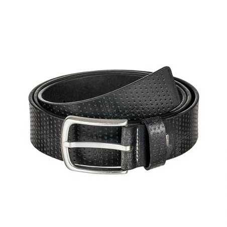 Колан черен с перфорация 110см. PIERRE CARDIN
