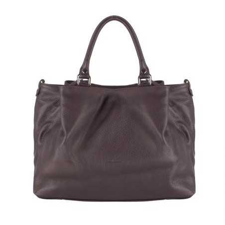 Голяма дамска кафява чанта Pierre Cardin