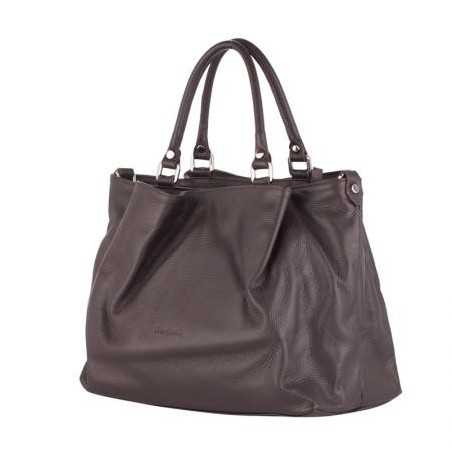 Голяма дамска кафява чанта Pierre Cardin