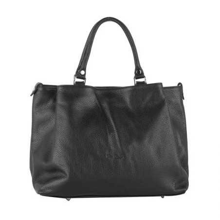 Голяма дамска черна чанта Pierre Cardin