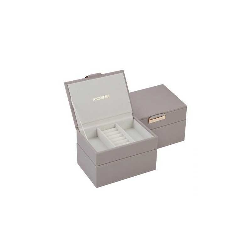 Кутия за бижута цвят сив - ROSSI