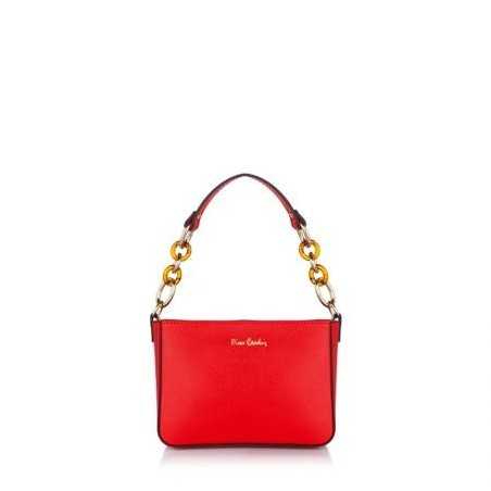 Компактна дамска чанта PIERRE CARDIN - червена