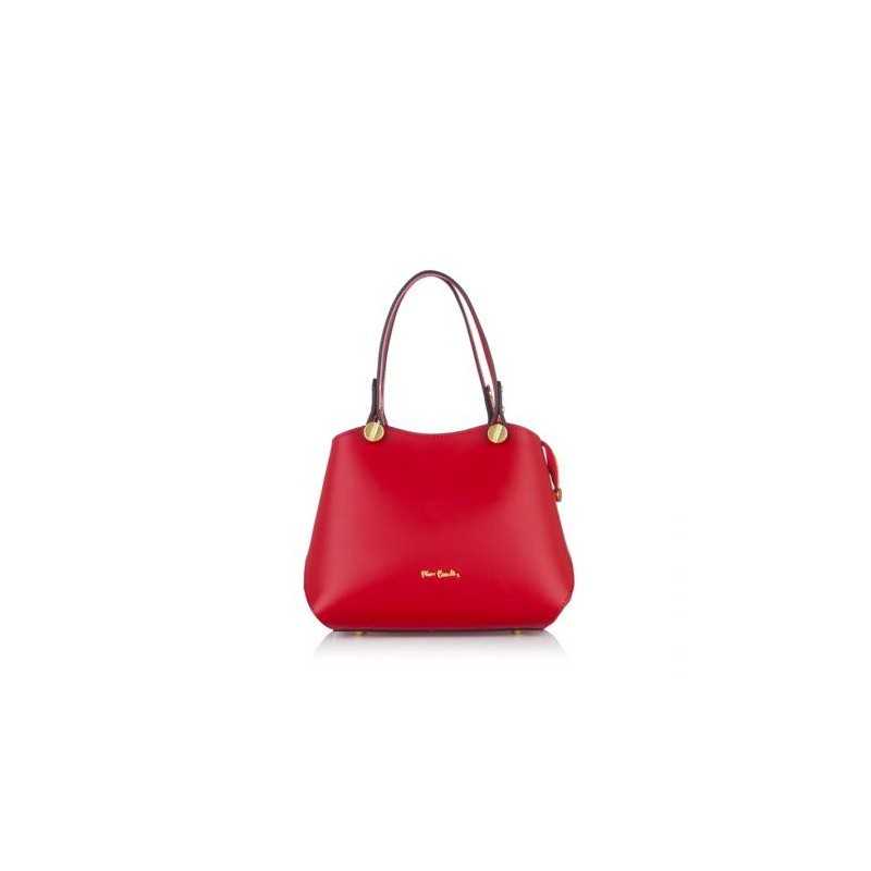 Дамска чанта PIERRE CARDIN - Ruga Classic бордо - малка