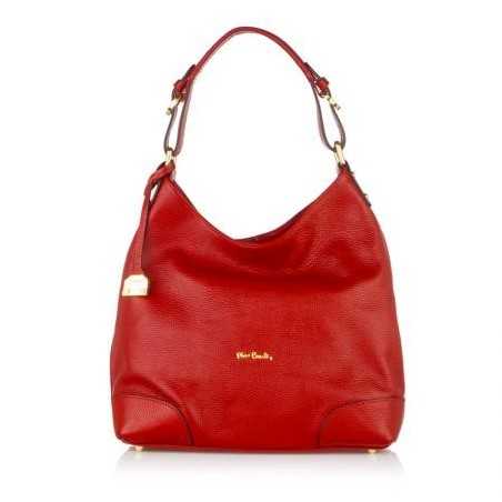 Дамска чанта PIERRE CARDIN бордо, ест.кожа