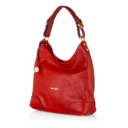 Дамска чанта PIERRE CARDIN бордо, ест.кожа