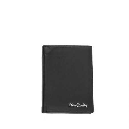 Мъжки портфейл, черен PIERRE CARDIN мат