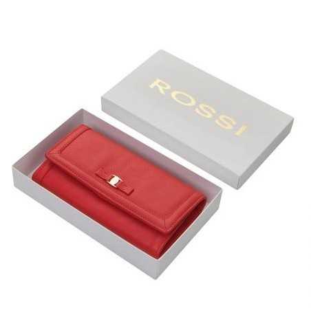 Дамско портмоне в ягодово червено ROSSI