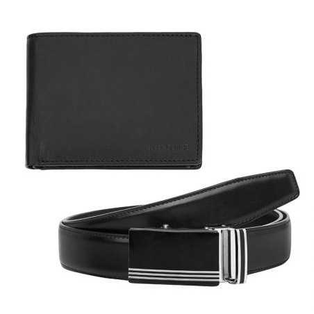 Сет от портфейл и колан 115 см. - SILVER FLAME