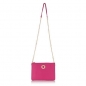 Дамска малка чанта в цвят малина - ROSSI