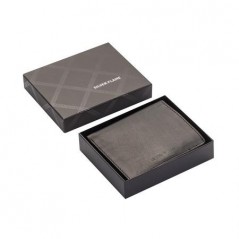 Мъжки черен портфейл SILVER FLAME - колекция Бъфало