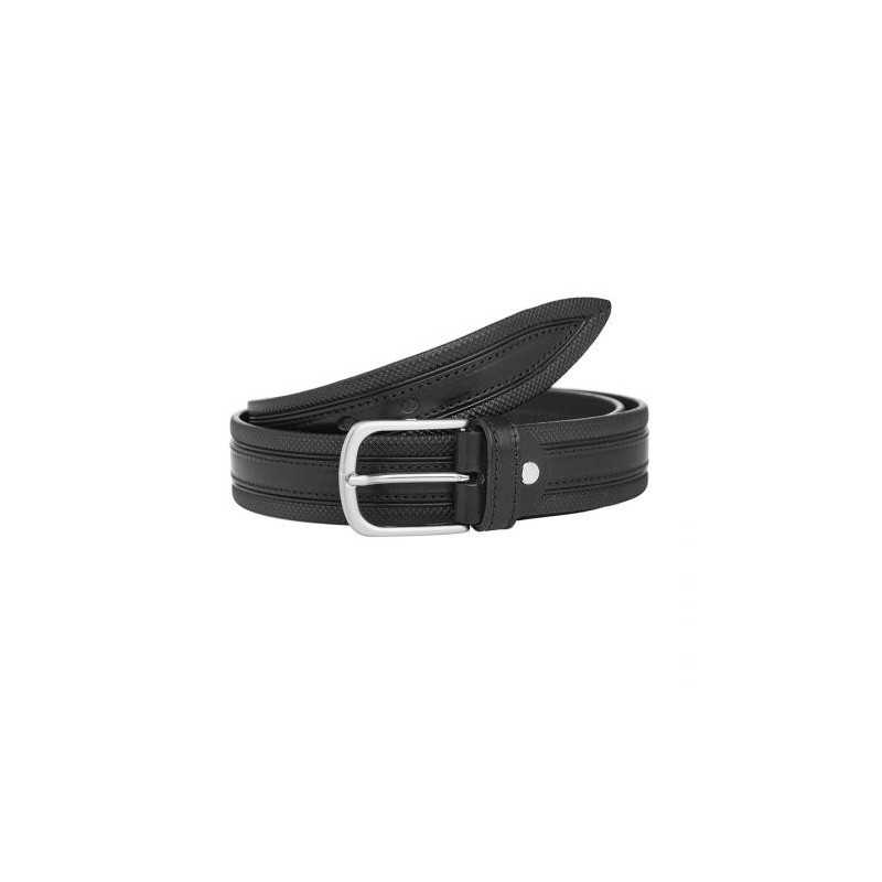 Мъжки колан в черен цвят - Italian belts -115 см Мъжки колан в черен цвят - Italian belts -115 см