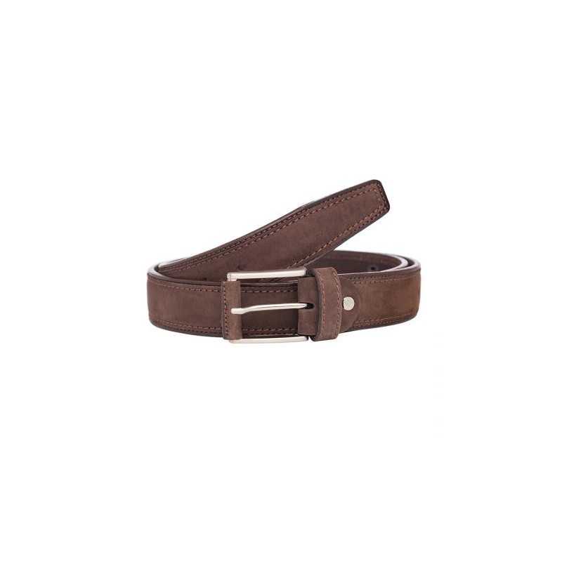 Мъжки класически колан в кафяв цвят - Italian belts - 110 см Мъжки класически колан в кафяв цвят - Italian belts - 110 см